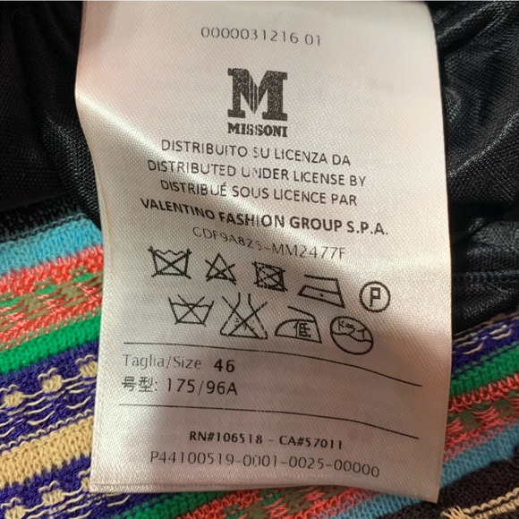 Vintage Missoni NWT Multicolored Striped Knit Halter Maxi Dress - Picture 7 of 12